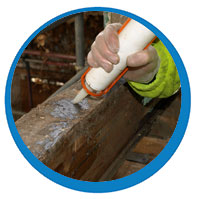 Applying resin repair systems for wood preservation North East